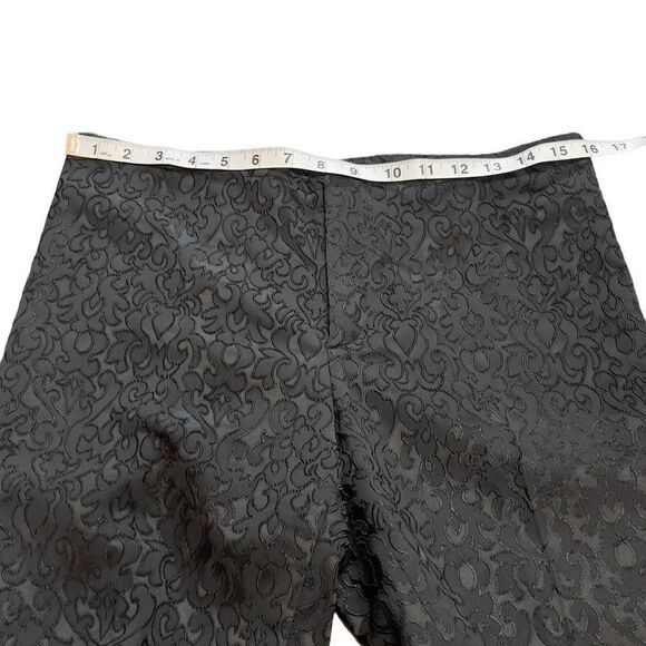 Danapari Paris Black Jacquard Pants Sz T8 - Picture 8 of 16